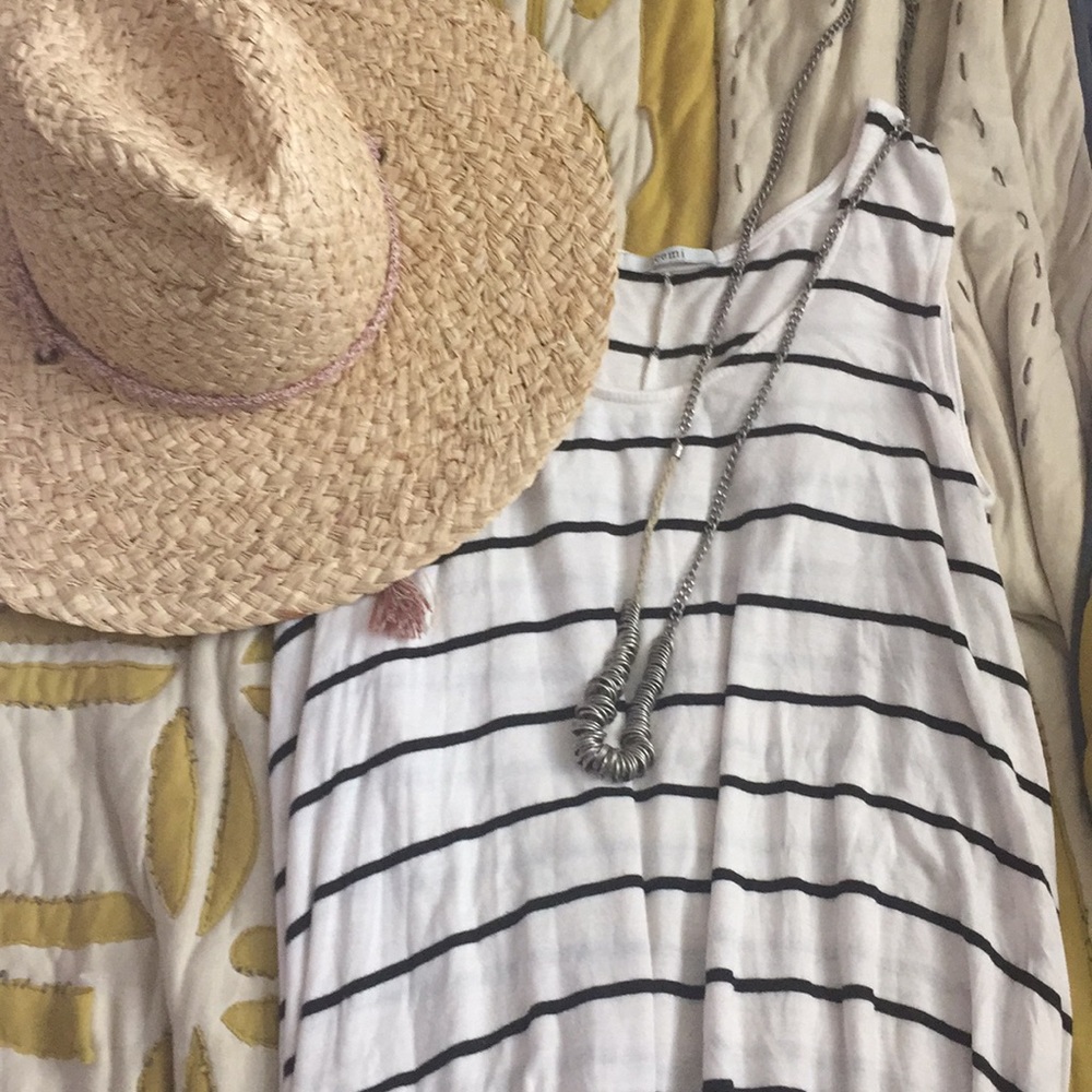 Striped swing dress